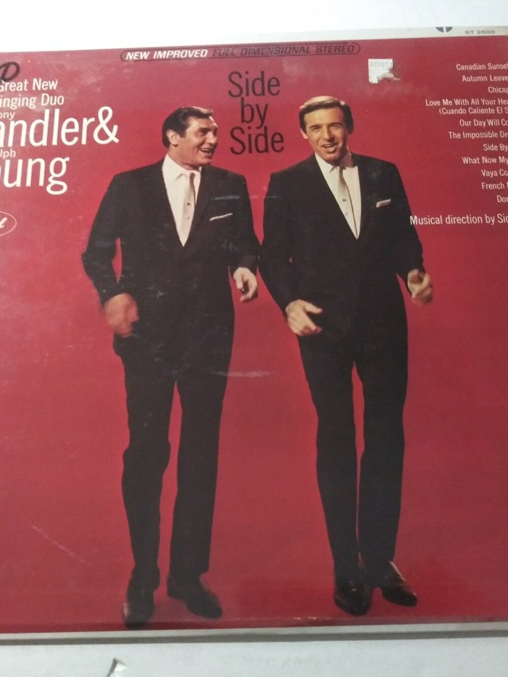 Sandler & Young Side By Side SEALED OG Stereo Capitol ST-2598 LP Record  1962